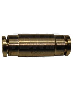 50004 - FITTING STRAIGHT UNION 1/4" BRASS