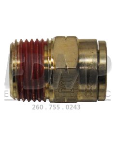 50009 - FITTING 3/8" X 3/8" STRAIGHT PTC BRASS