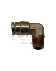 50014 - FITTING 1/8" X 1/4" ELBOW PTC BRASS