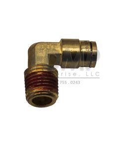 50016 - FITTING 1/4" X 1/4" ELBOW PTC BRASS